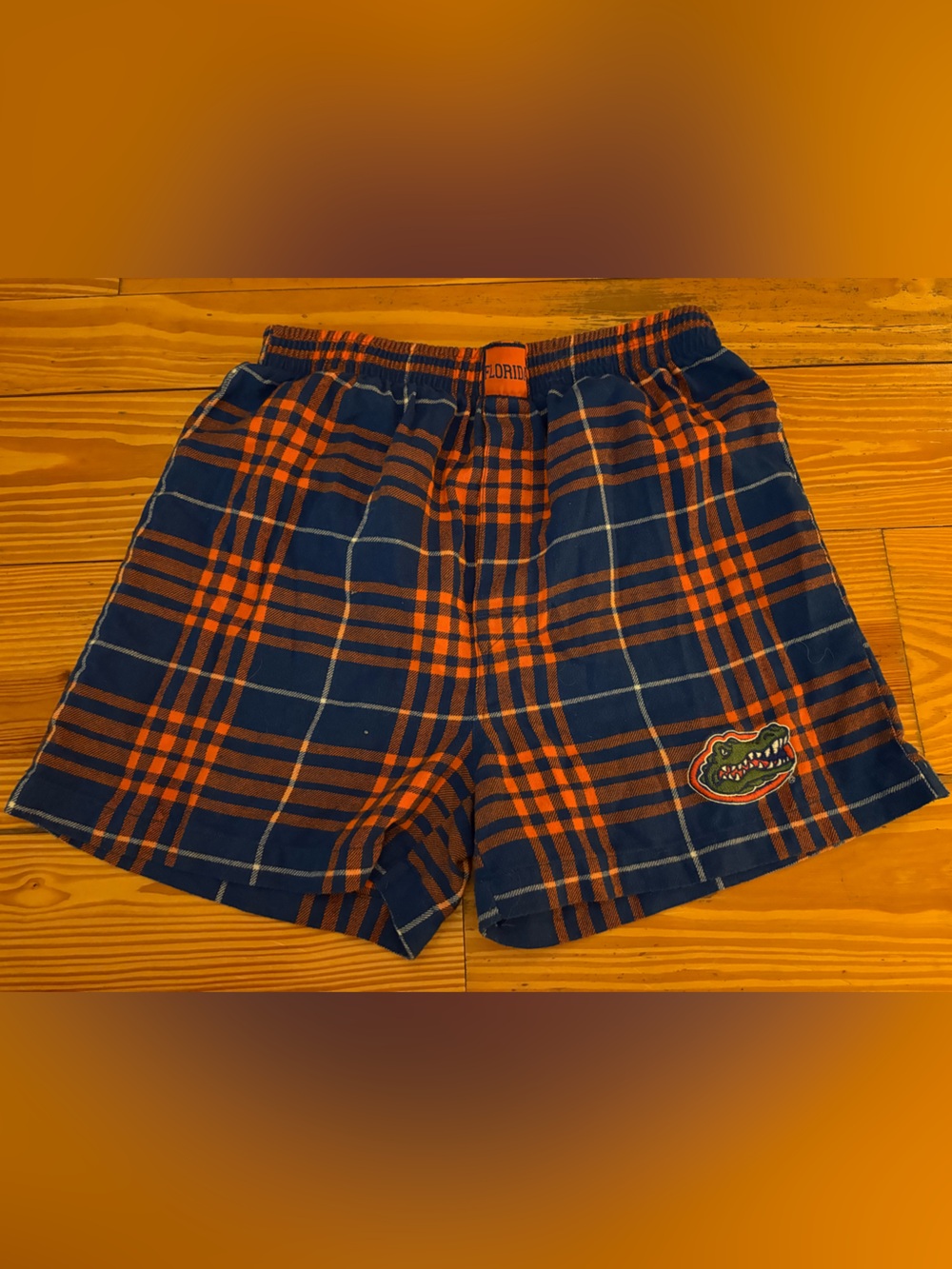 Florida Gators Flannel Plaid Boxers- UF